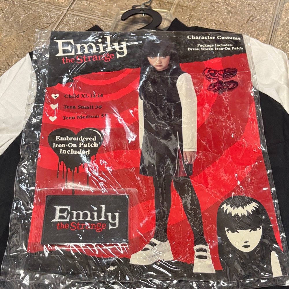 California Costumes Emily the Strange Black and White Costume